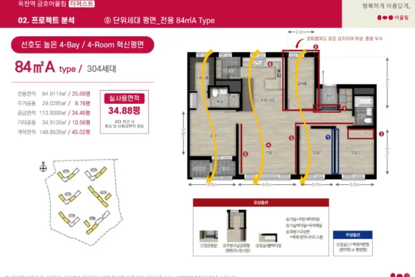 옥천역 금호어울림 더퍼스트 유닛안내 001